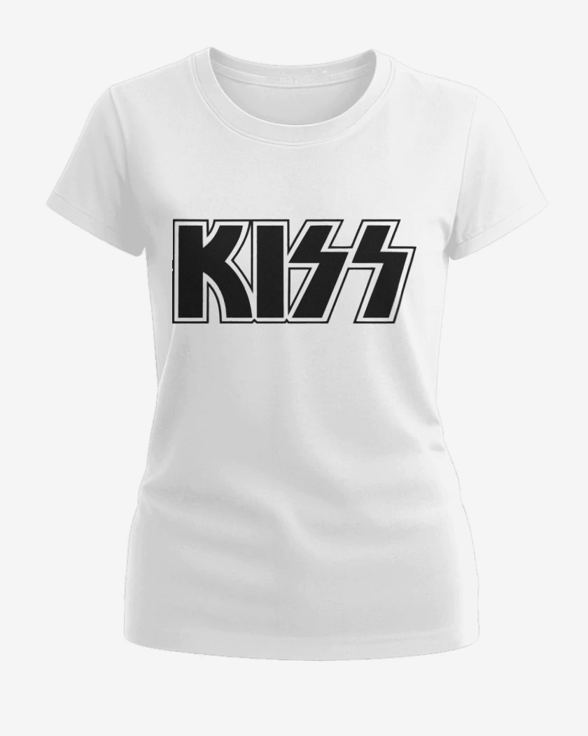 Polera de Mujer Blanco de Kiss logo