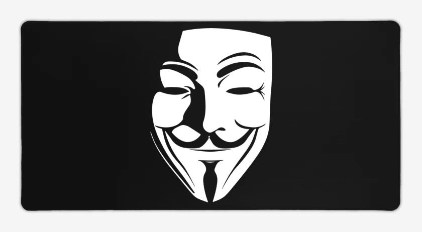 Mouse pad Gamer V for Vendetta / Anonymous