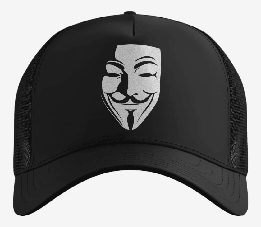 Gorro Negro de V for Vendetta / Anonymous