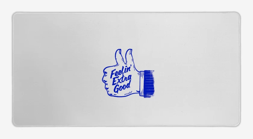 Mouse pad Gamer Blanco de Feelin extra Good