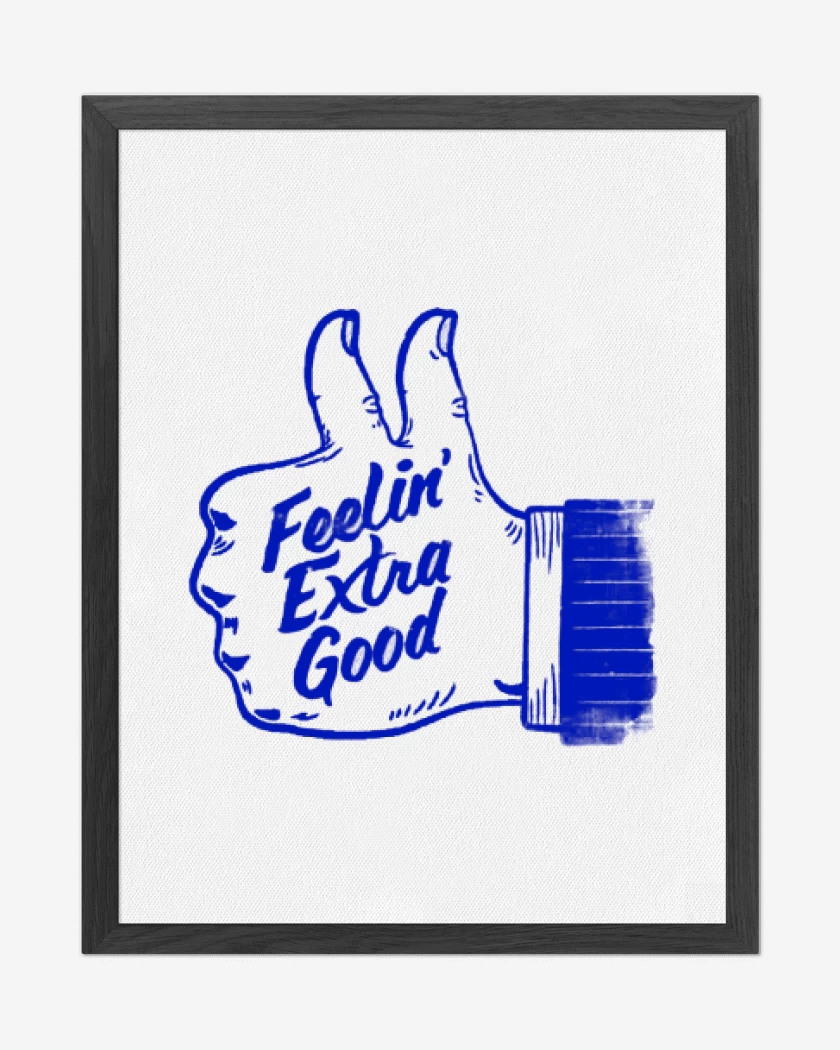 Cuadro decorativo Blanco de Feelin extra Good