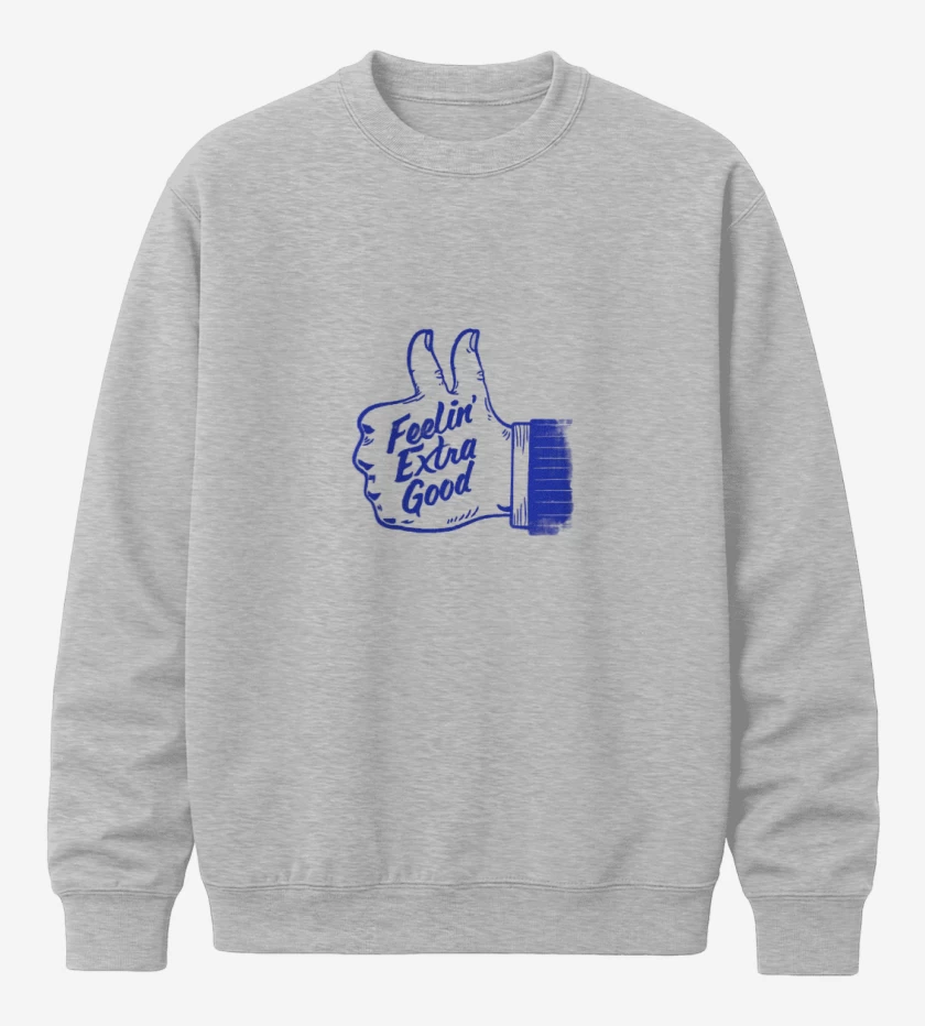 Poleron polo Gris Melange de Feelin extra Good
