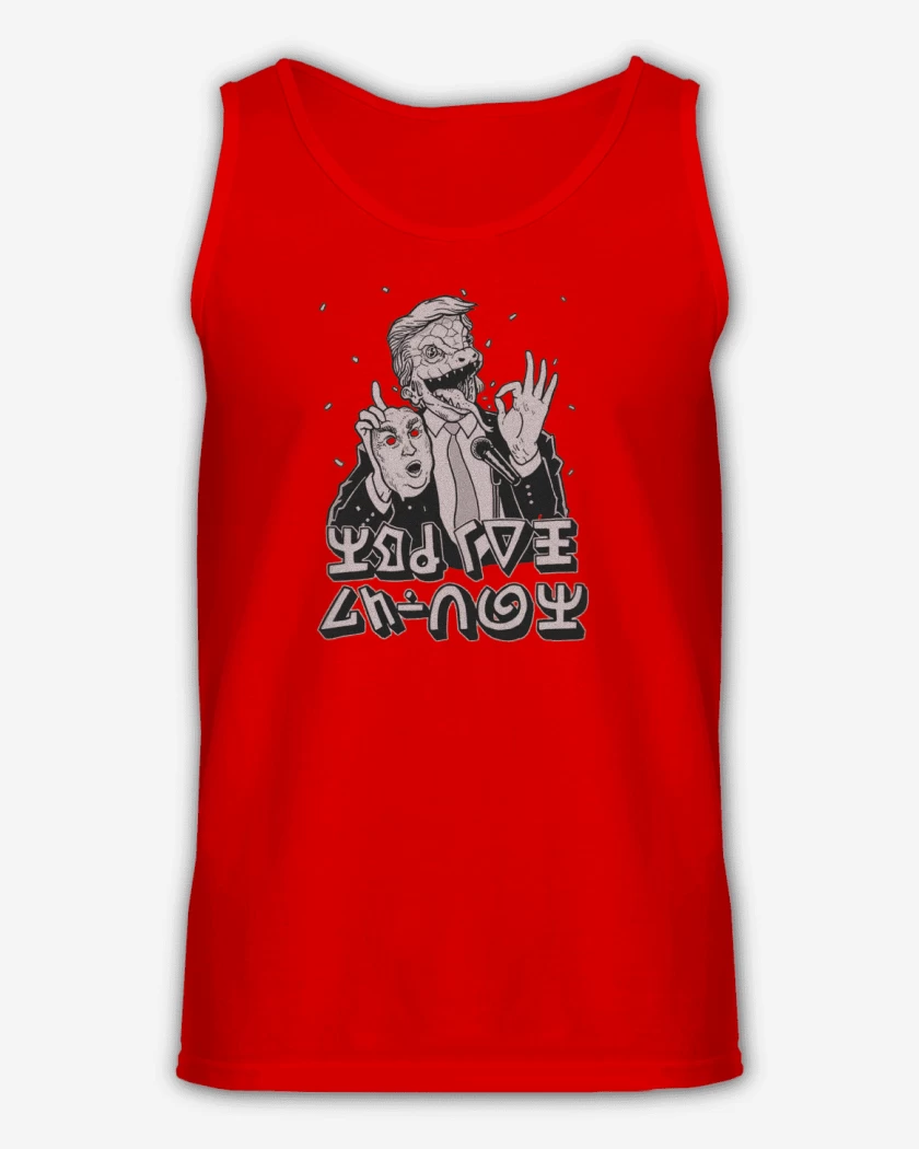 Sudadera Rojo de Trump Reptiliano