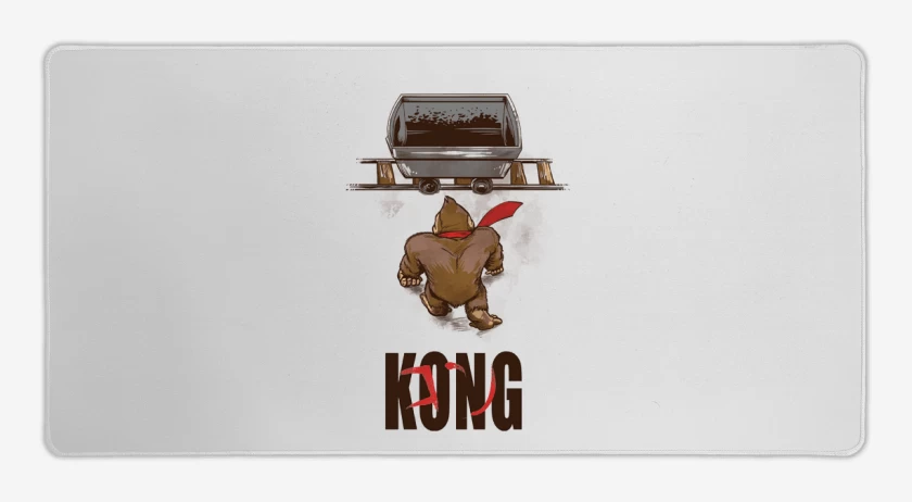 Mouse pad Gamer Blanco de Kong akira