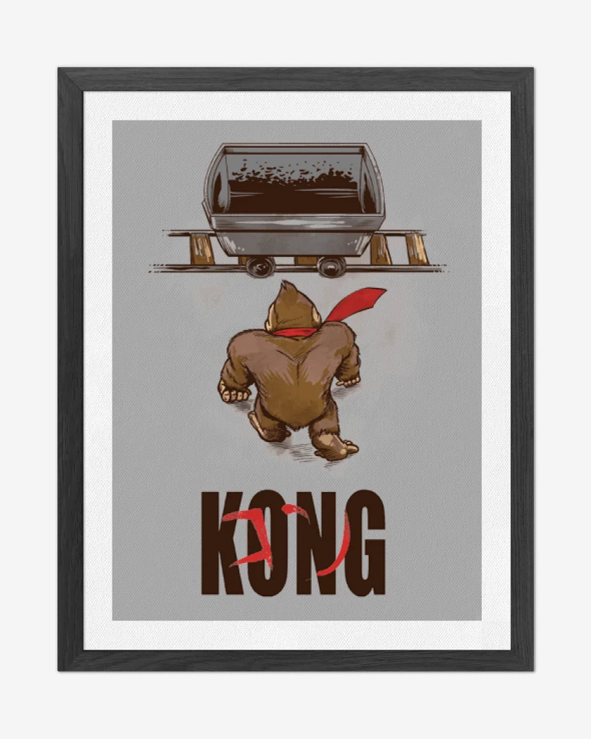 Cuadro decorativo Kong akira