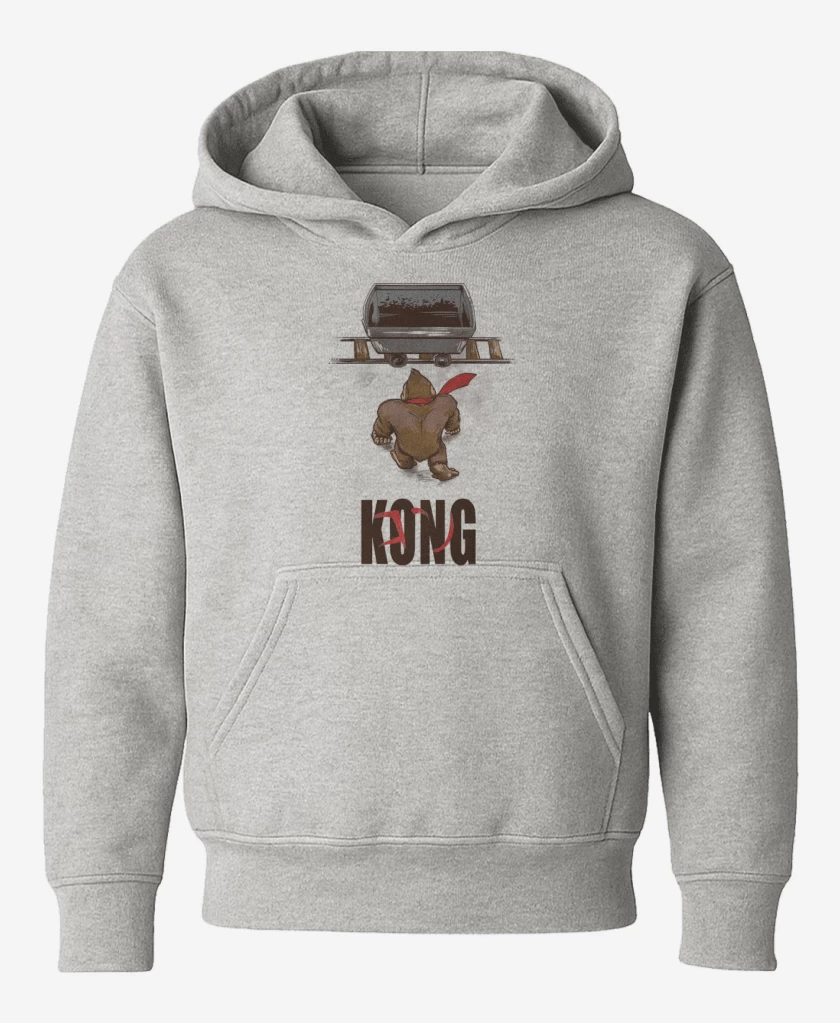 Poleron de niño Gris Melange de Kong akira