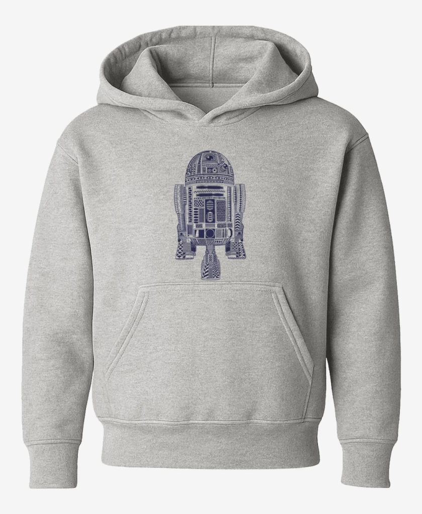 Poleron de niño Gris Melange de R2-D2