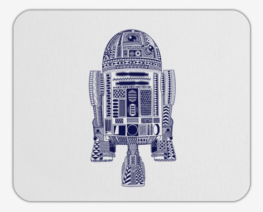 Mousepad Blanco de R2-D2