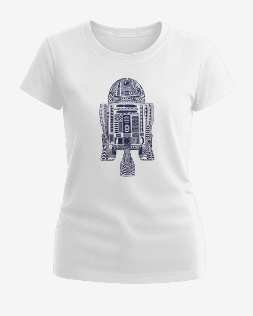 Polera de Mujer Blanco de R2-D2