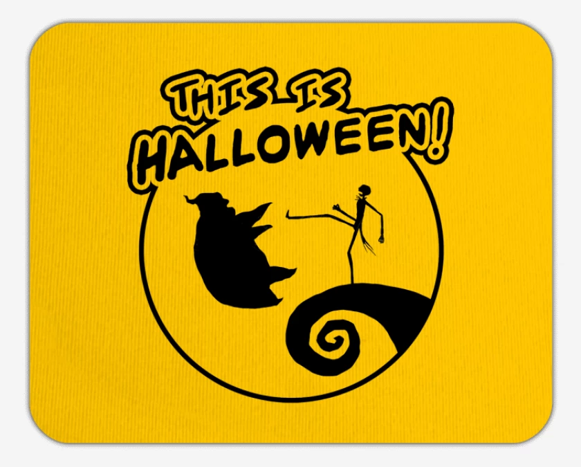 Mousepad Amarillo de This is halloween