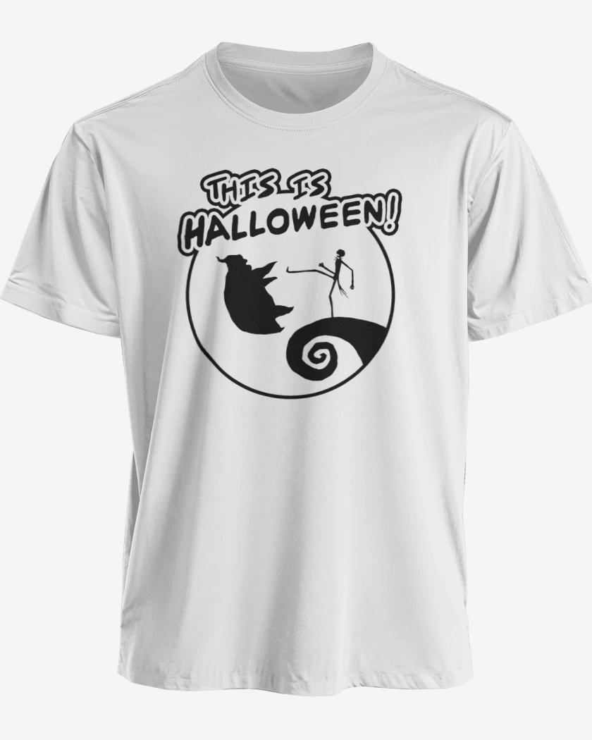 Polera premium Blanco de This is halloween
