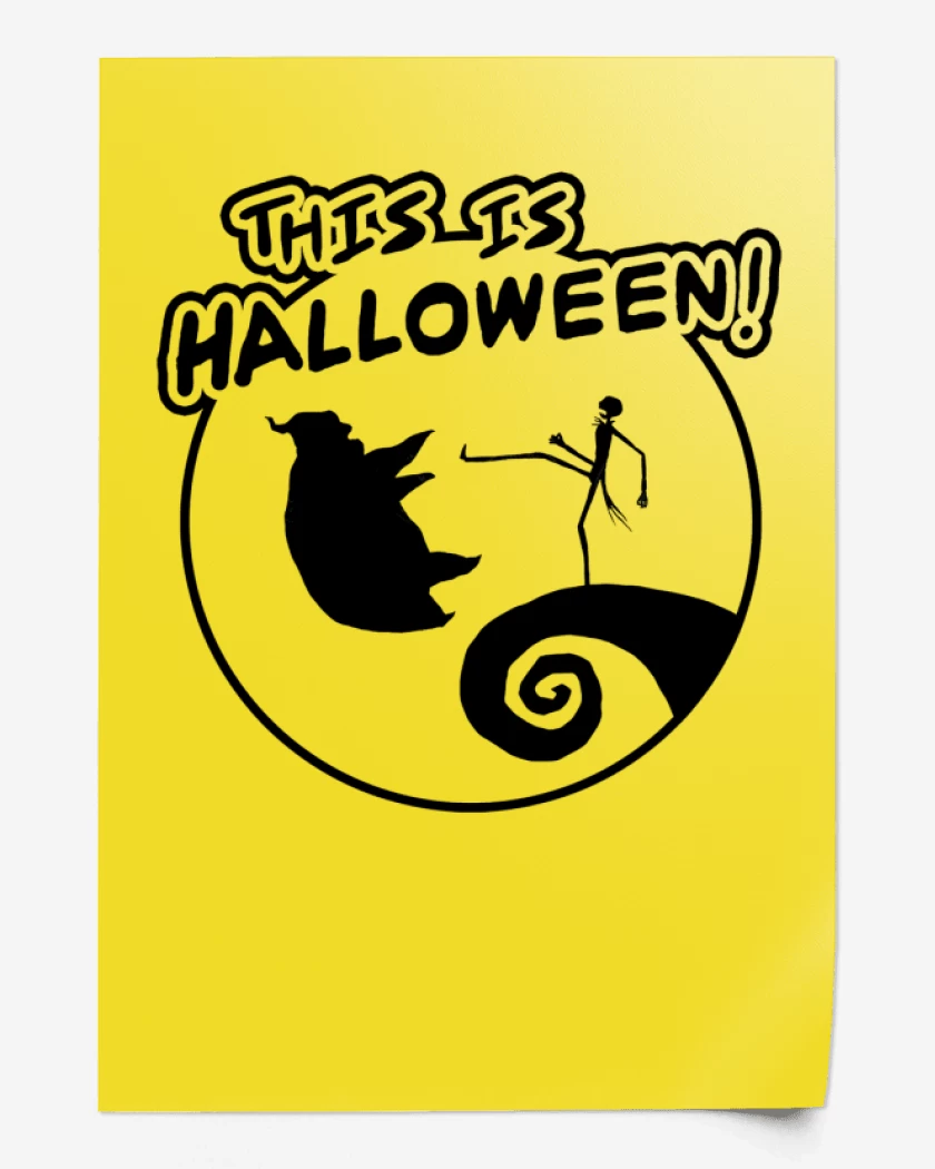 Print Amarillo de This is halloween