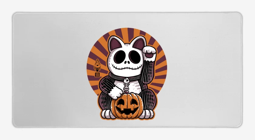 Mouse pad Gamer Cat halloween 