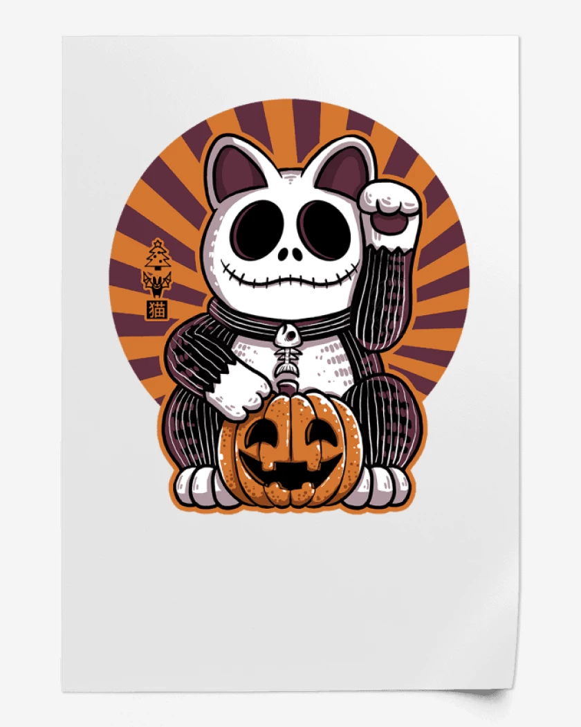 Print Cat halloween 