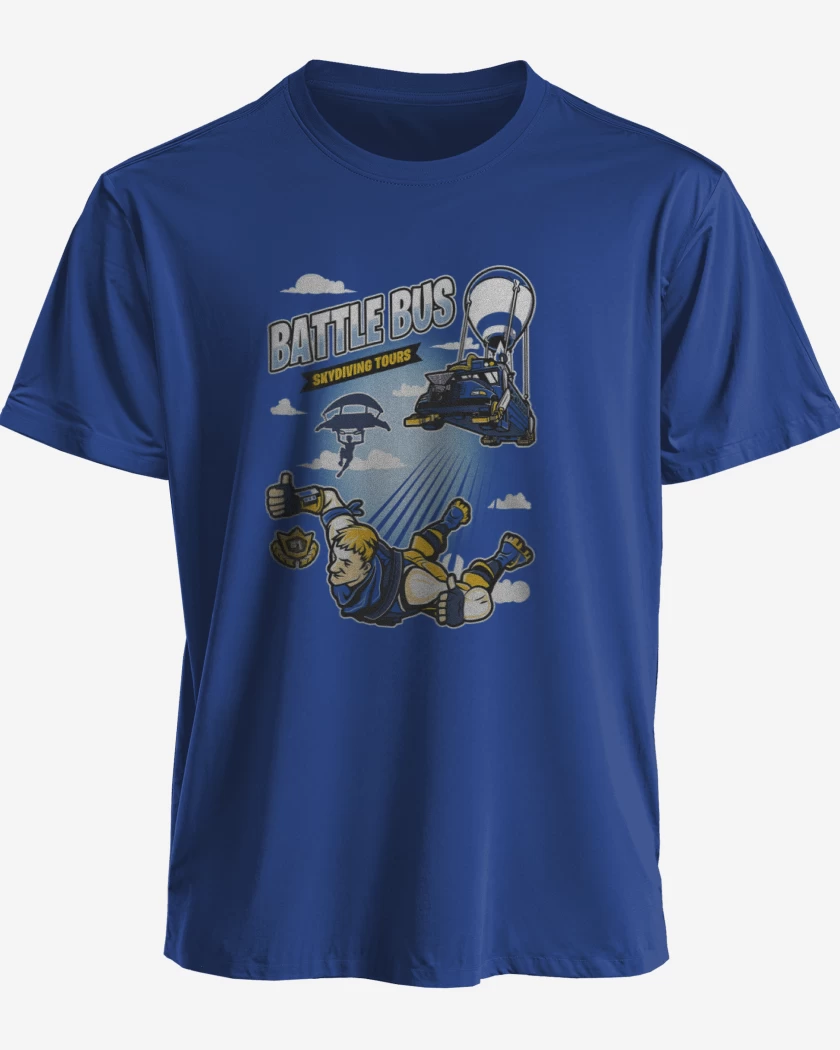 Polera Battle bus fornite