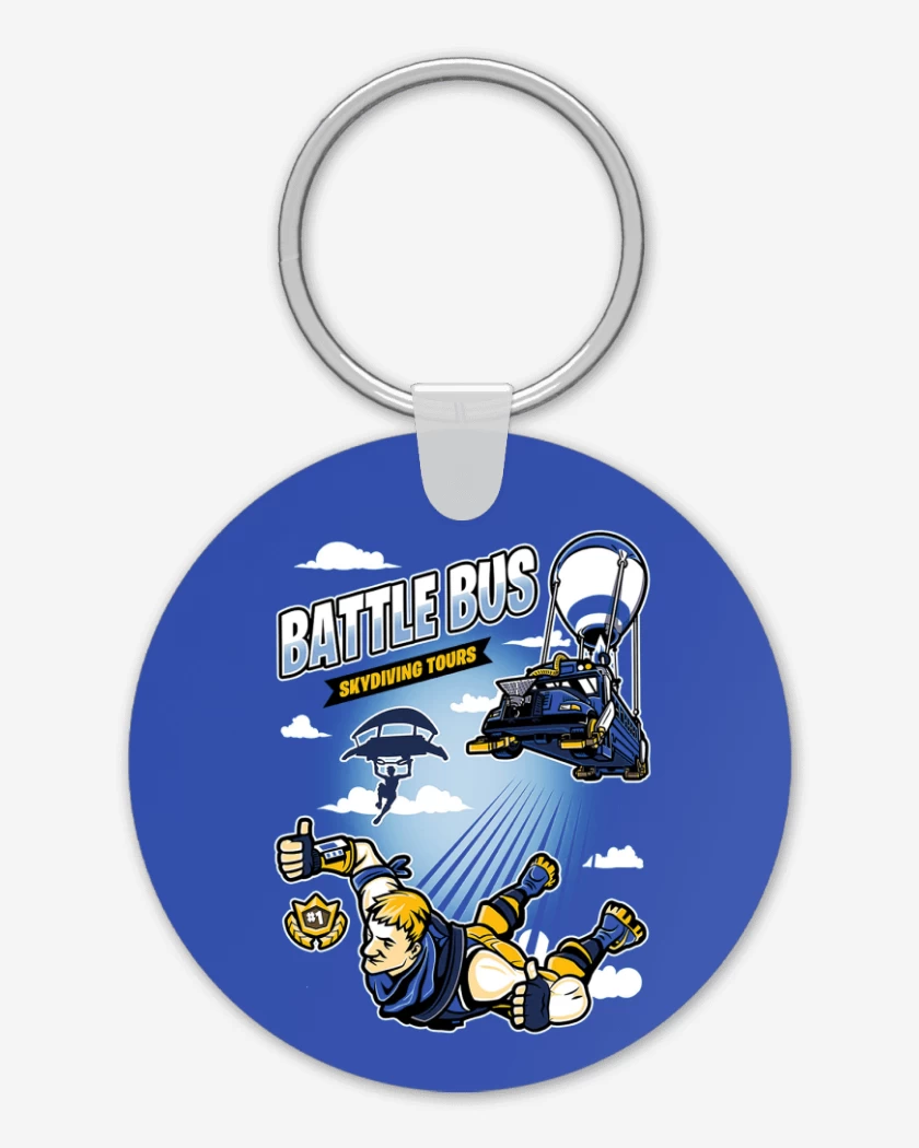 Llavero Battle bus fornite