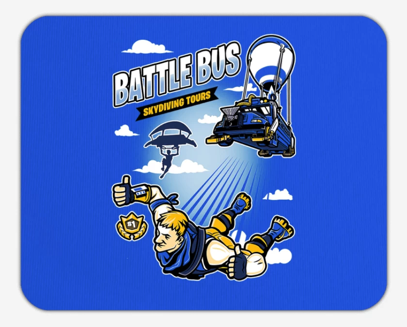 Mousepad Battle bus fornite