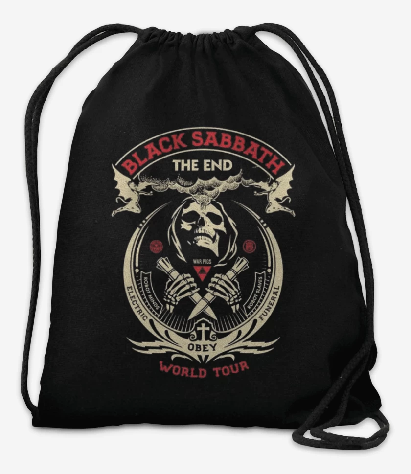 Mochila Negro de Black Sabbath 5