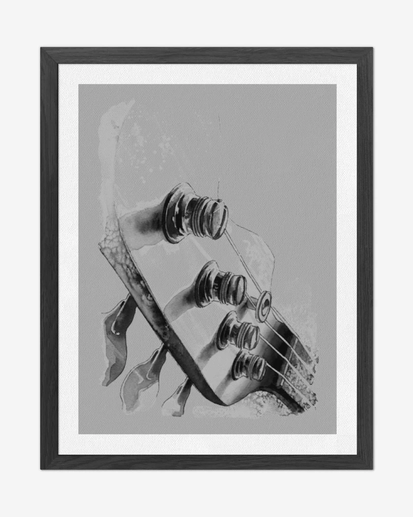 Cuadro decorativo Gris Melange de Bass Clavijero 