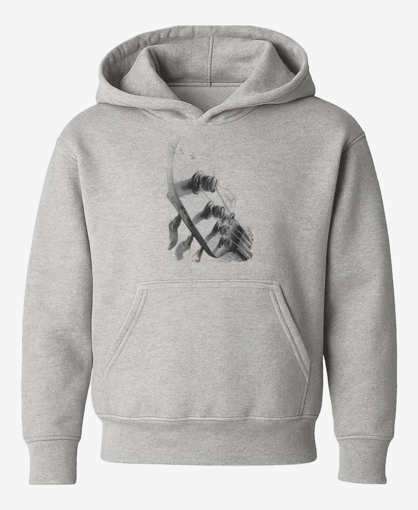Poleron de niño Gris Melange de Bass Clavijero 