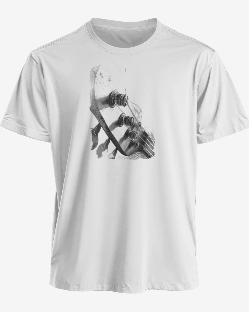 Polera premium Blanco de Bass Clavijero 