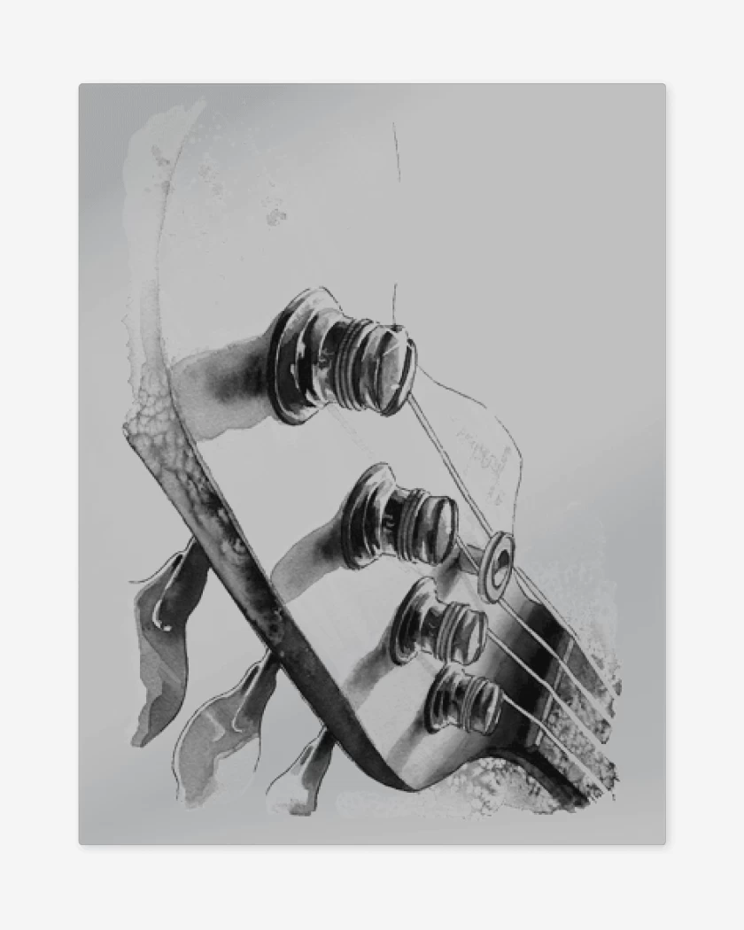 Print metalico Gris Melange de Bass Clavijero 