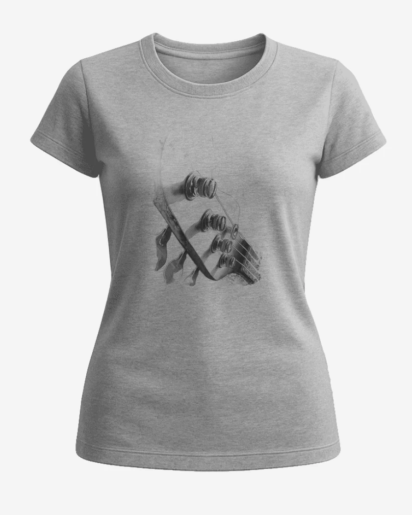 Polera de Mujer Gris Melange de Bass Clavijero 