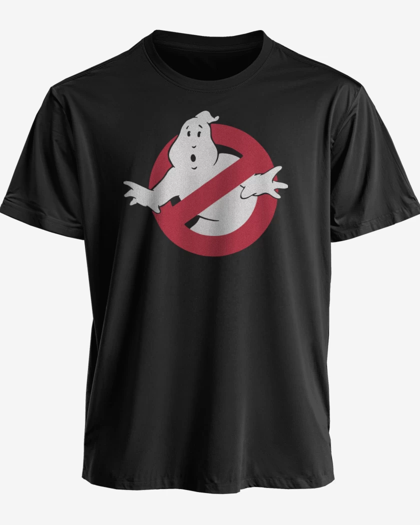 Polera premium Negro de Ghostbusters - Logo
