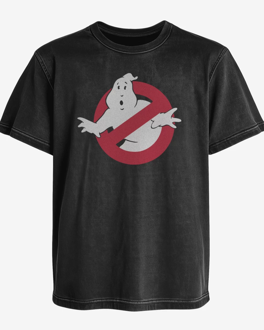 Polera desgastada Ghostbusters - Logo