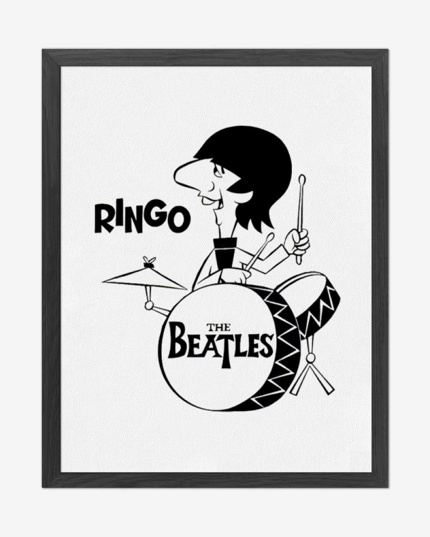 Cuadro decorativo Blanco de Ringo Drums
