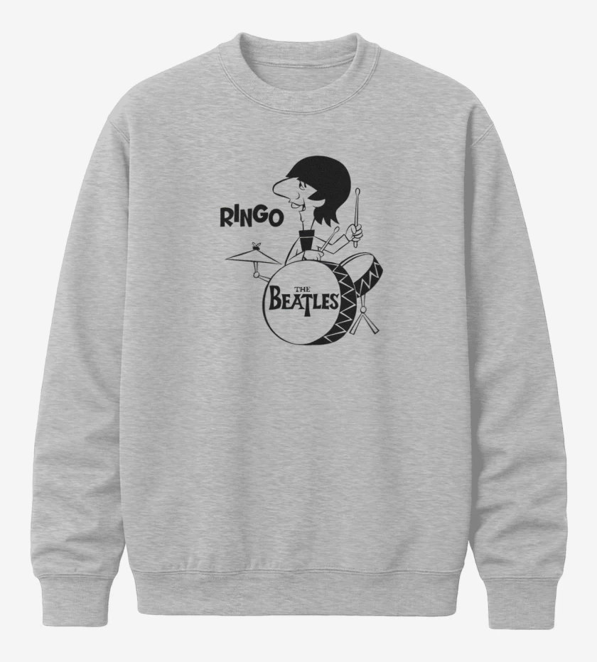 Poleron polo Gris Melange de Ringo Drums
