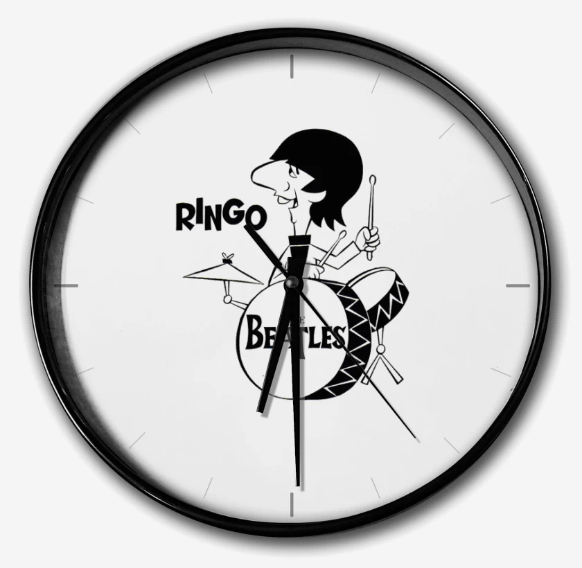 Reloj Blanco de Ringo Drums