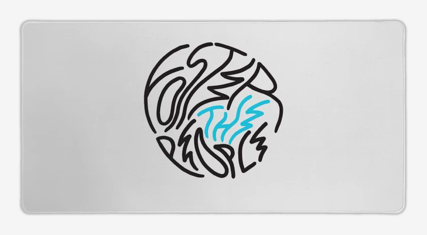 Mouse pad Gamer Blanco de Foster the people 