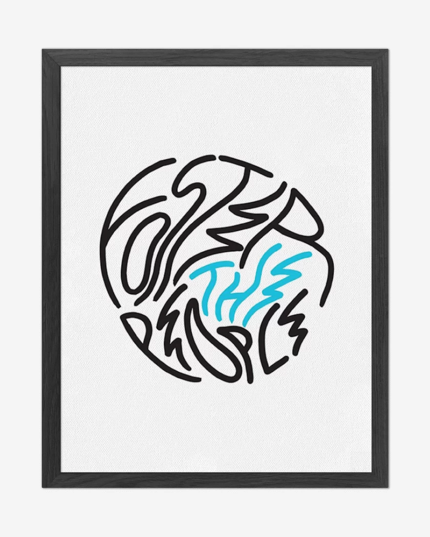 Cuadro decorativo Blanco de Foster the people 