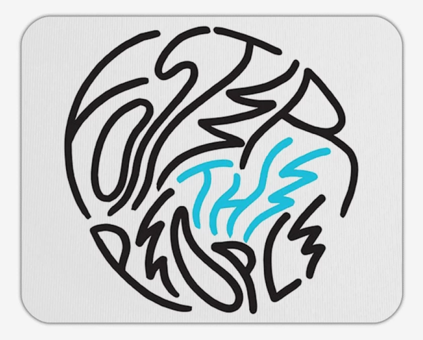 Mousepad Blanco de Foster the people 