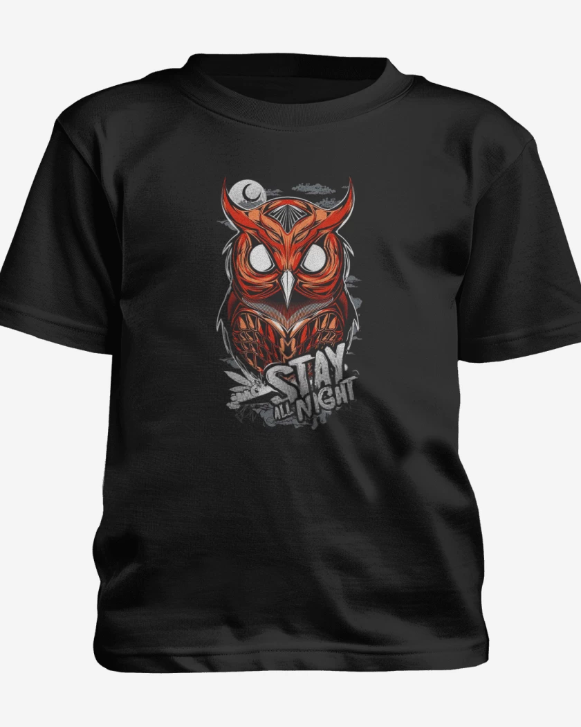 Polera de niño Negro de Buho 2