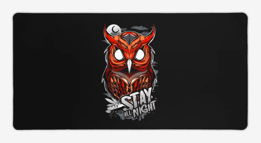 Mouse pad Gamer Negro de Buho 2