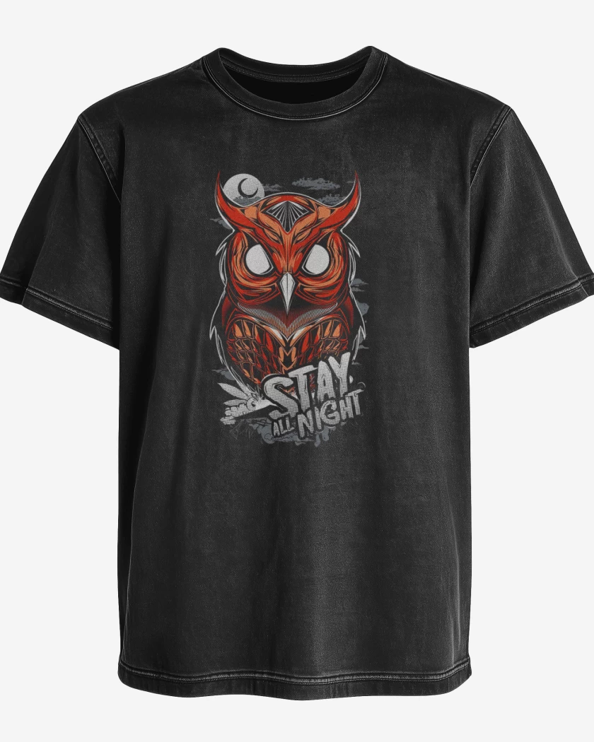 Polera desgastada Buho 2