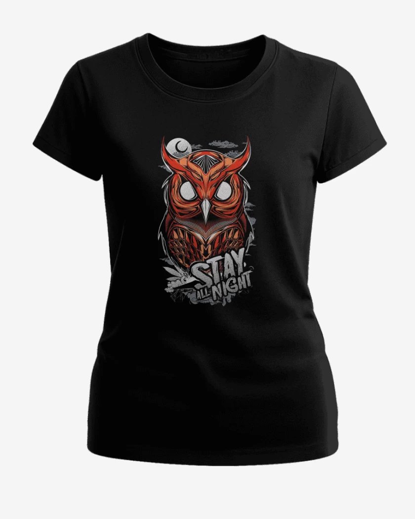 Polera de Mujer Negro de Buho 2