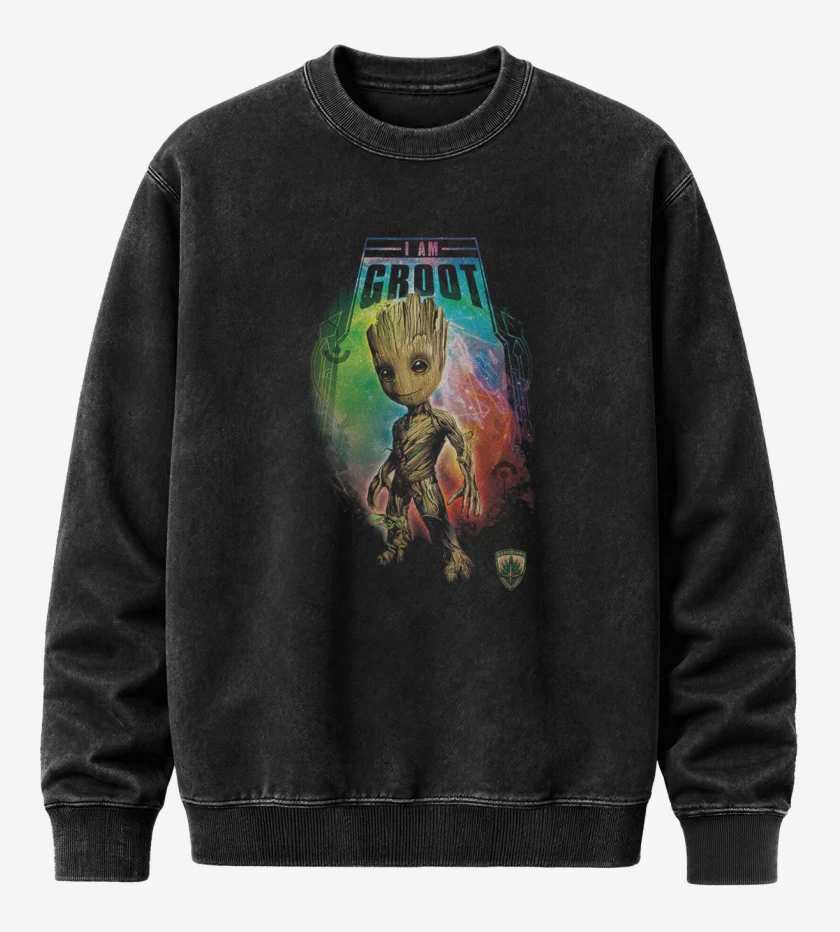 Poleron Polo Acid Wash Negro de Groot 2