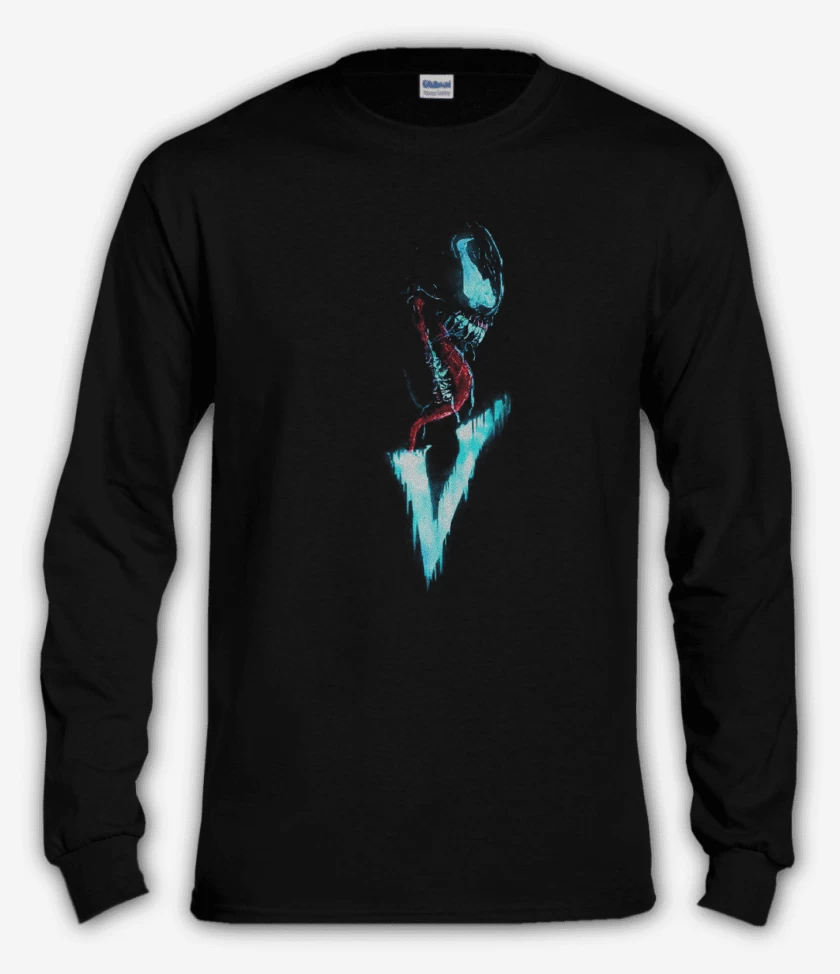 Polera manga larga Negro de Venom 4