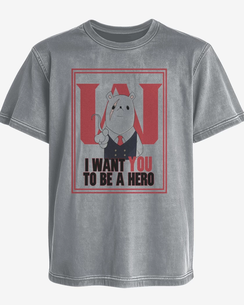 Polera desgastada Boku no hero presidente
