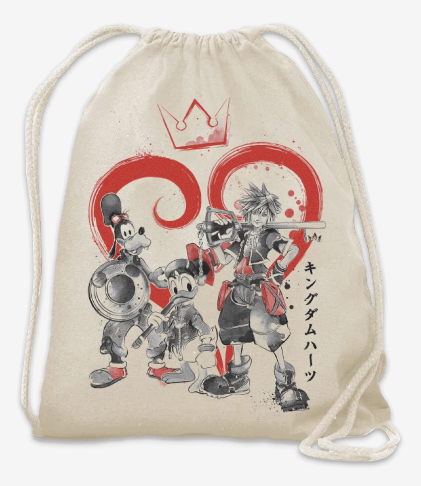 Mochila Blanco de Kingdom hearts 5