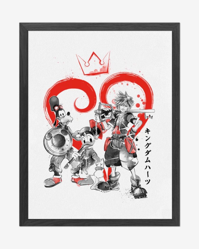 Cuadro decorativo Blanco de Kingdom hearts 5
