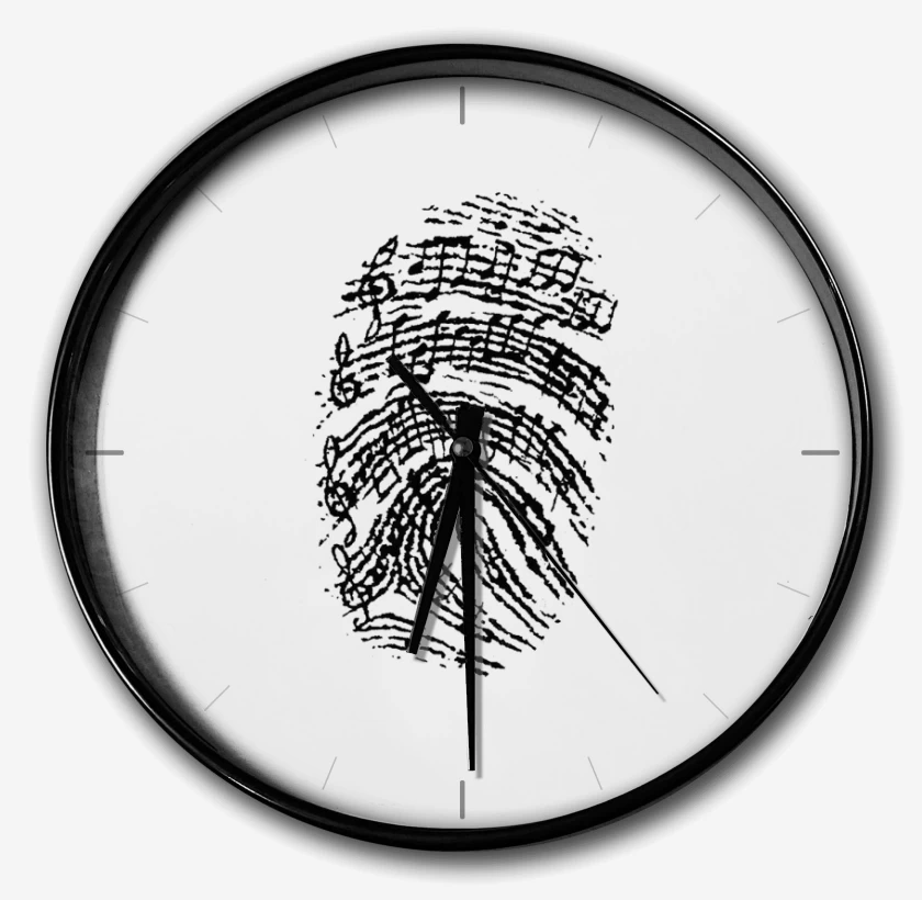 Reloj Blanco de Music Huella 