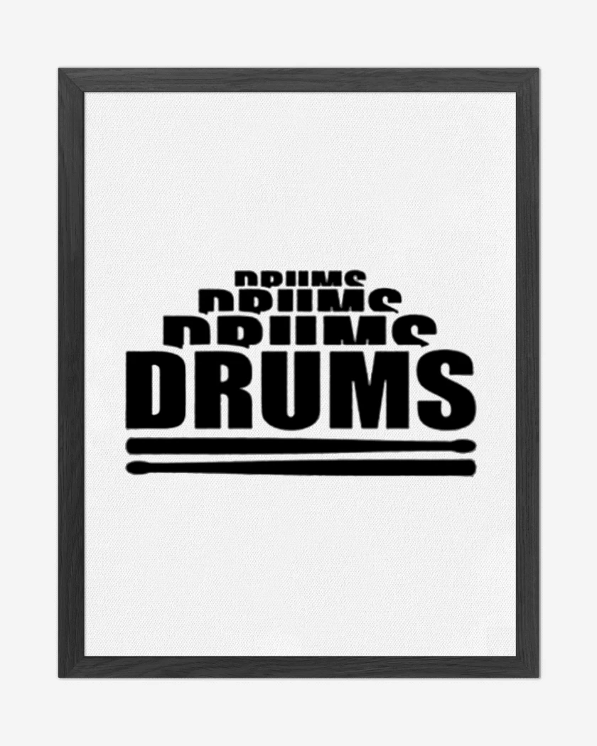 Cuadro decorativo Blanco de drums drums 