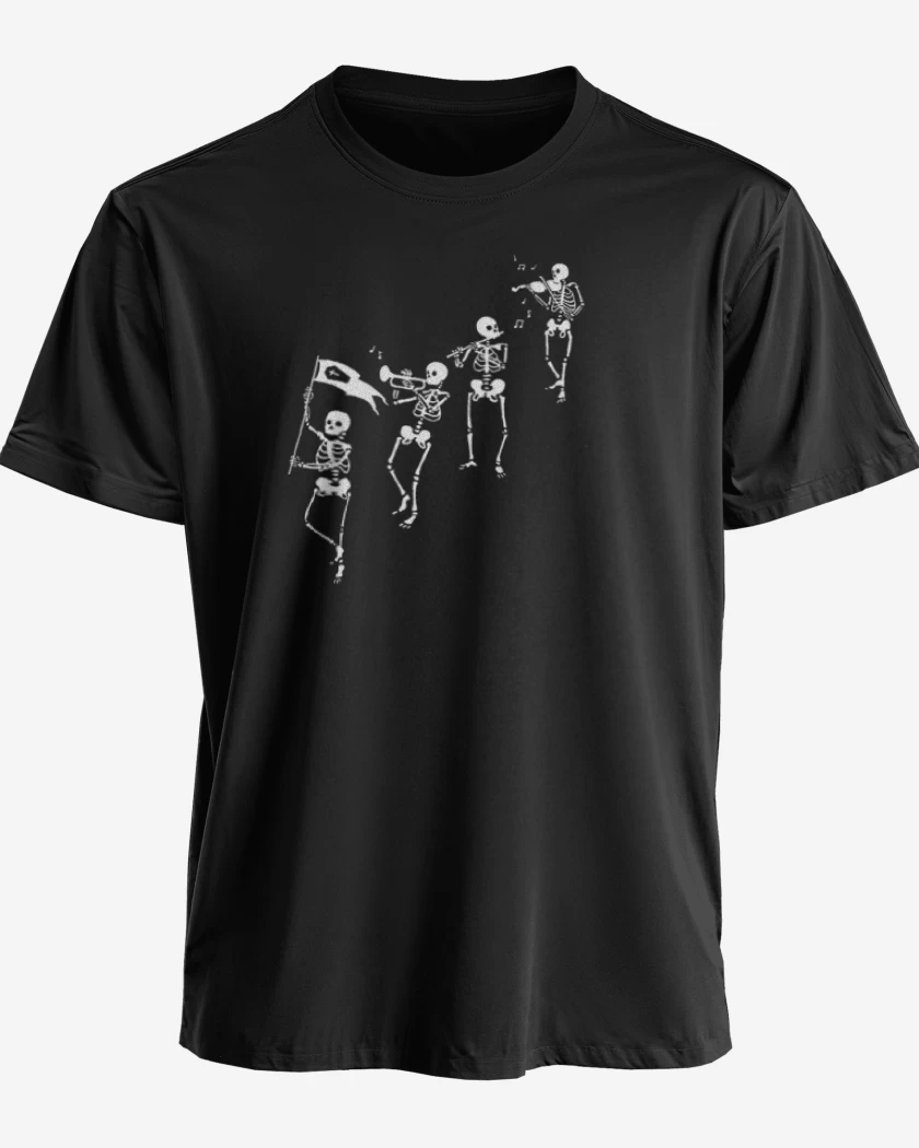 Polera premium Negro de Marcha funebre