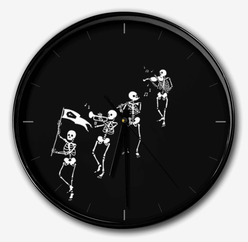 Reloj Negro de Marcha funebre