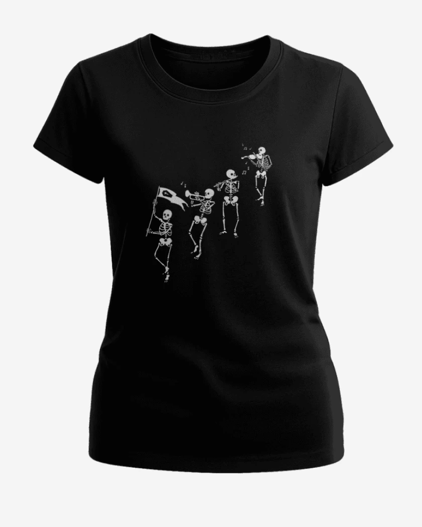 Polera de Mujer Negro de Marcha funebre