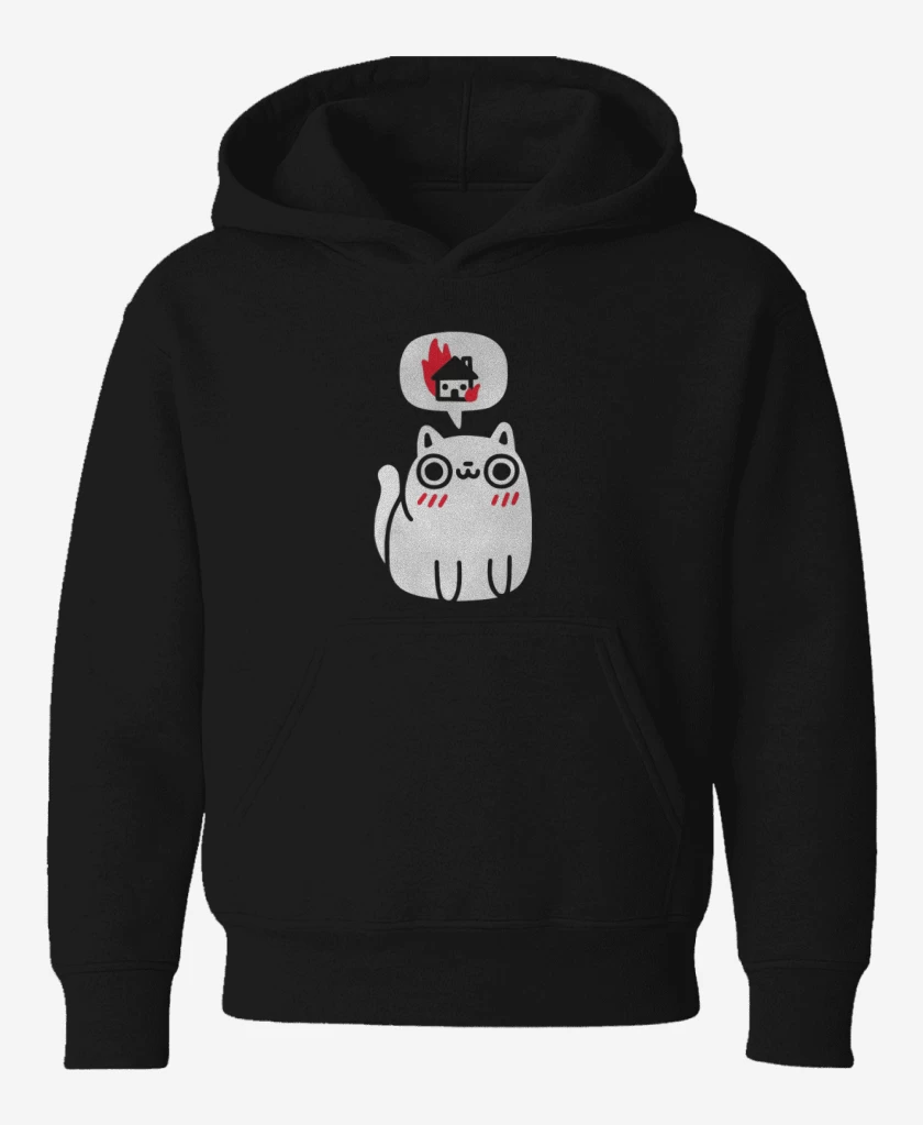 Poleron de niño Negro de Killer cat